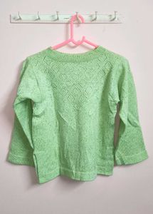 Cute Green Knit Top
