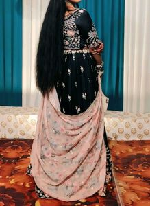 Elegant Teal Green Lehenga Choli Set