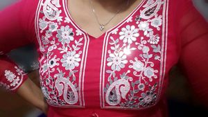 Pink Embroidered Top