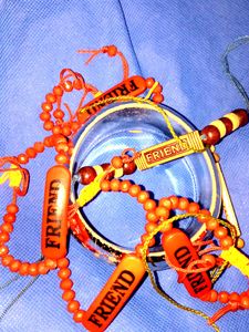 Combo Of Bracelet And Friendship Band