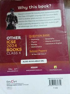 Icse 10 English Combo Of Three Books