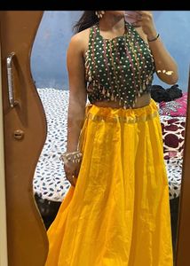 Embroidered Navratri Blouse/Top
