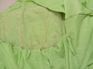 georgette one piece with heavy flare and can can .. wore 1-2 time