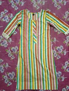 Colourful Cotton Kurta
