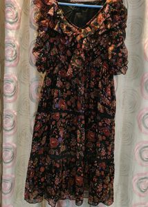 Floral Ruffle Dress