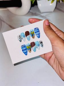 Summer Beach Press-On Nail Set