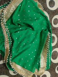 Green Choli Dupatta