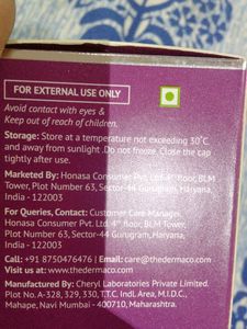 The Darmaco Net Content (When Packed):30ml