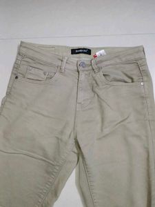 Beige Jeans