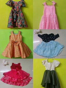 2-4 Years Mix Dresses And Skirt