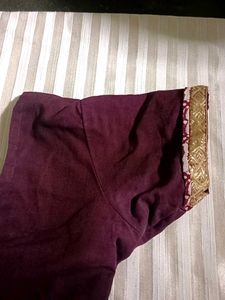 Aline With Full Ligning And Pure Cotton Kurti