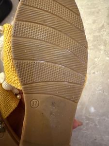 Embellished Yellow Slides