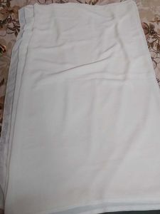 Full White Chiffon Saree