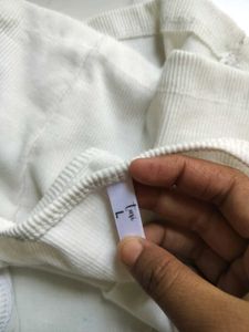 White Ribbed Tank Top