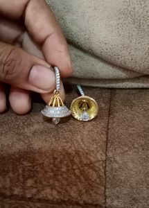 AD Diamond New Earrings...its Hardly Two Time Used....