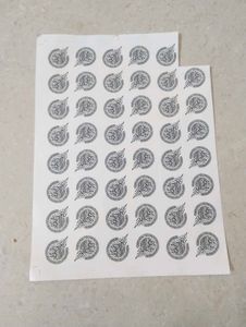 Resin Art Islamic Stickers