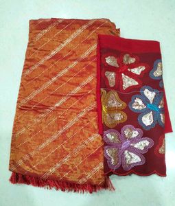 Embroidered Fabric Set