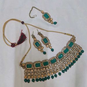Bridal/Wedding Emerald🍀 Jewelry Set