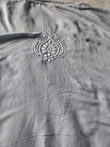 Lucknowi Chikankari Tunic Top