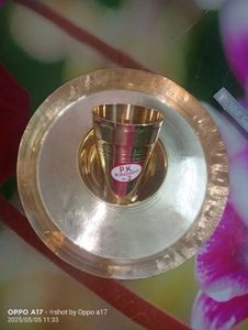 Brass And Bronze Thali Set