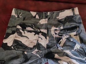 Semi Baggy Fit Jogger , Cargo Pant  Red Camel