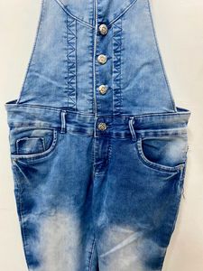 Women&#39;s Denim Slim Fit Dungaree