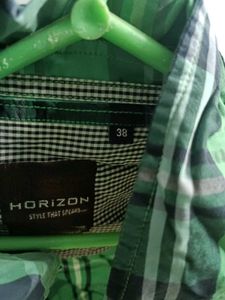 Green Plaid Shirt