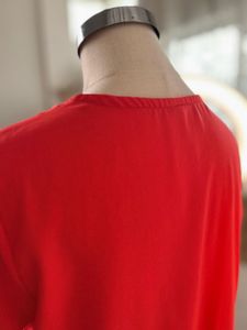 🚀🚀24Hrs EOS SALE🚀🚀Orange Tee with Rose Patch