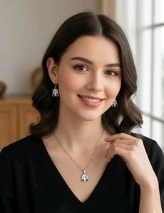 Panda Necklace &amp; Earring Set