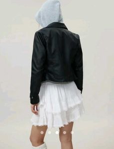 faux leather jacket