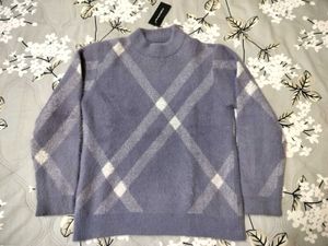 🇨🇦Stylish Purple Patterned Sweater 😊