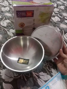 Steel Fab Flora Casserole Double Wall - New!