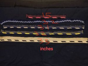 Strechable Ribs(Pack Of Both Patterned And Simple)
