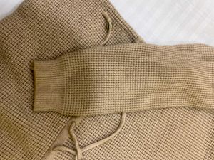 Brown Knit Top &amp; Skirt Set