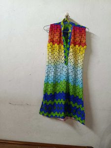 Colorful Sleeveless Dress/Top