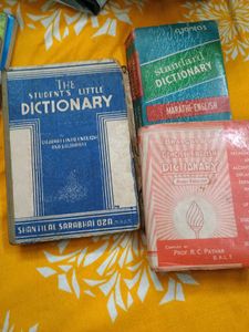 3 Different Language Dictionary