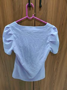 Code Brand Cute Purple Top