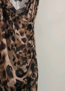 Leopard Print Mini Dress