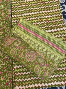 Paisley Pattern Pure Cotton Suit Set