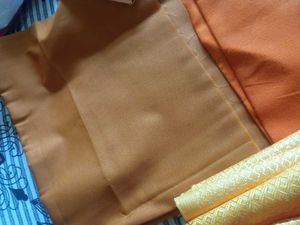 2 blouse piece and simple shawl combo