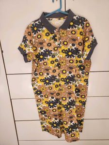Dress With Flower Print
