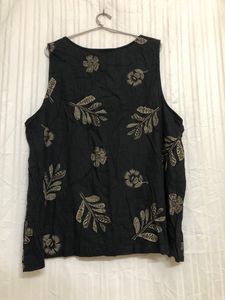 Sonoma Black Printed Vest