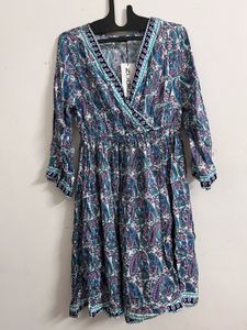 Paisley Print Dress