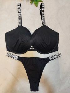Victoria&#39;s Secret Shine Strap Lingerie Set