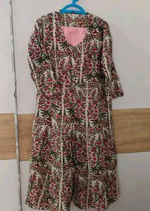 Floral Print Kurta