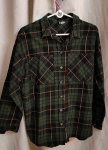 Green Plaid Shirt