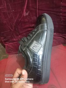 Stylish Black Armani Exchange Shoes