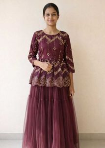 Purple Lehenga set💜party and festive wear