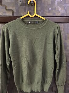 DARK GREEN SWEATER