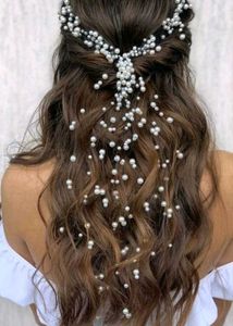 Beautiful❤️ Bridal Pearl Hair Tiara